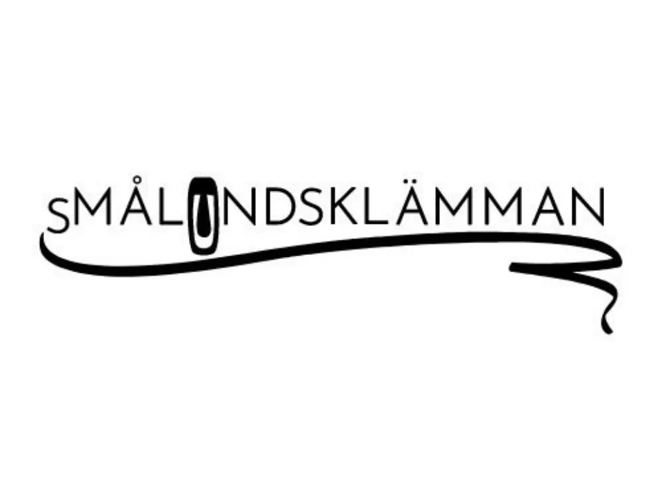Logotyp Smålandsklämman. Klient till RSHO Media